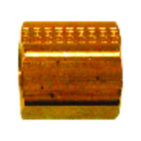 Jmf JMF Company 3/8 in. Flare X 3/8 in. D Flare Yellow Brass Inverted Union 47061